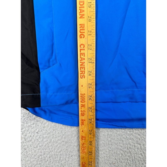 ProQuip Windbreaker Jacket Mens‎ Small Blue Quarter Zip Windproof Short Sleeve - Picture 15 of 16